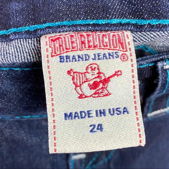 True Religion Aztec Embroidered Back Pocket Skinny - Picture 8 of 8